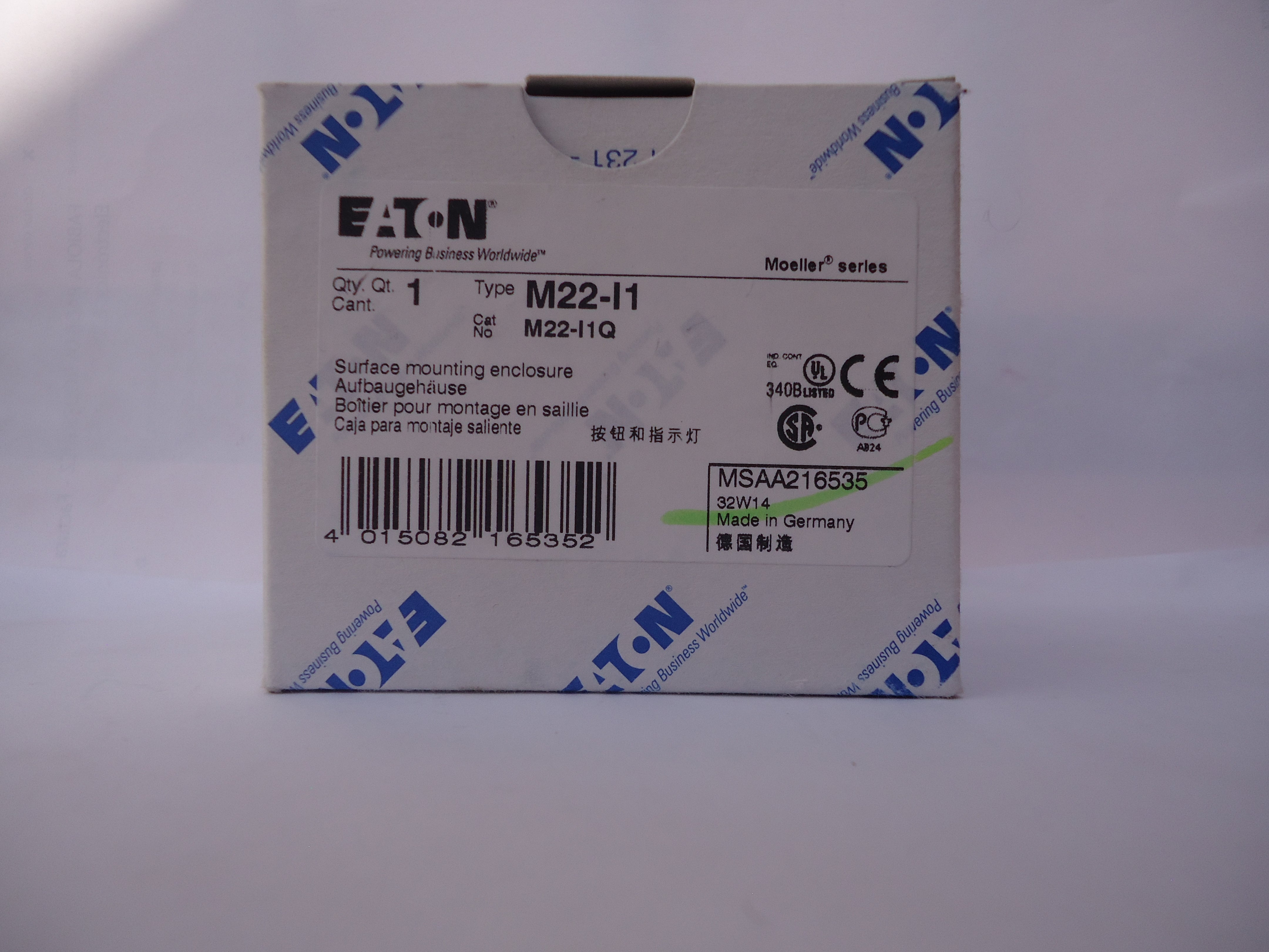 Caja de PVC Eaton M22-I1Q