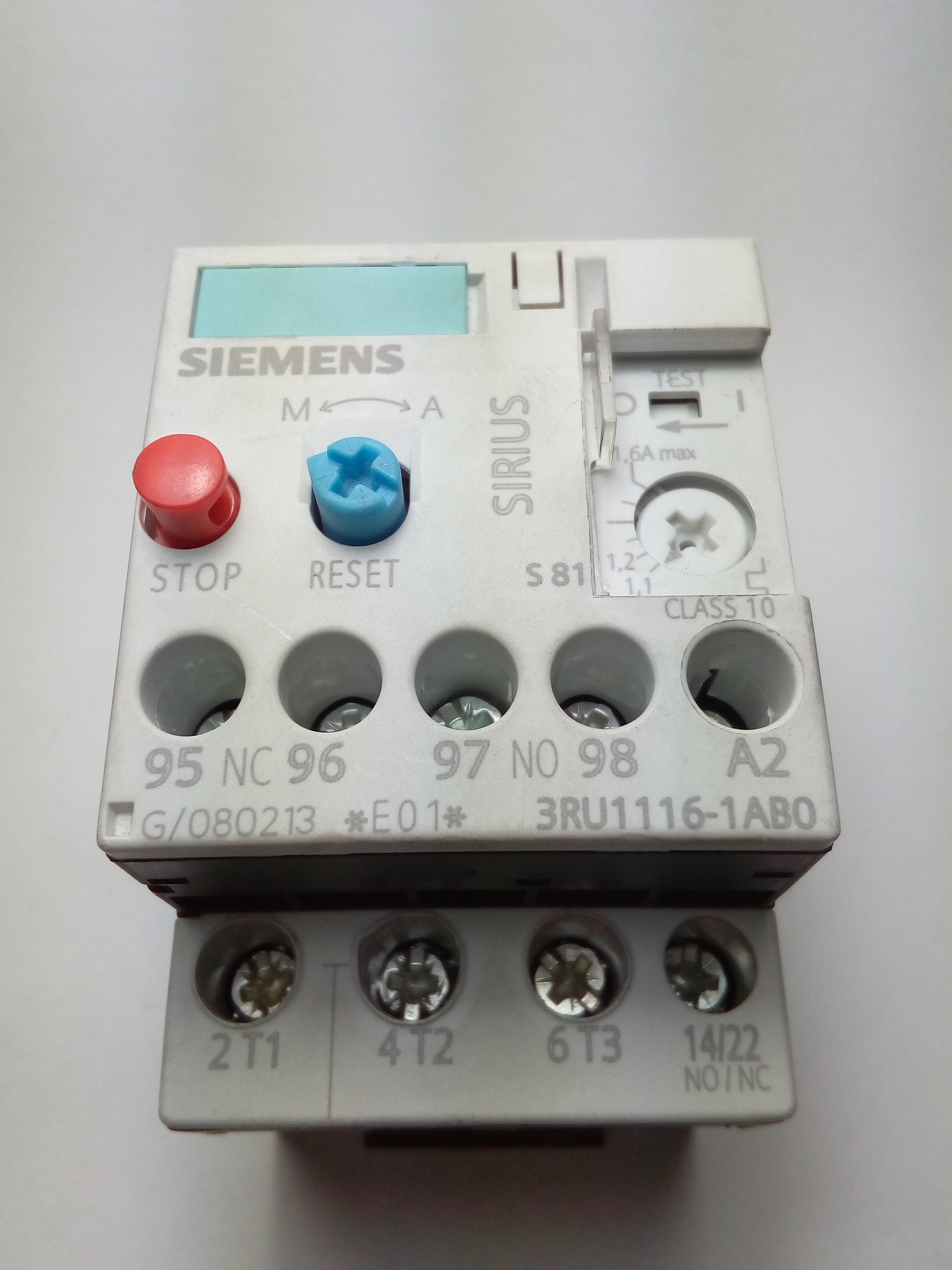 Relevador Siemens 3RU1116-1AB0
