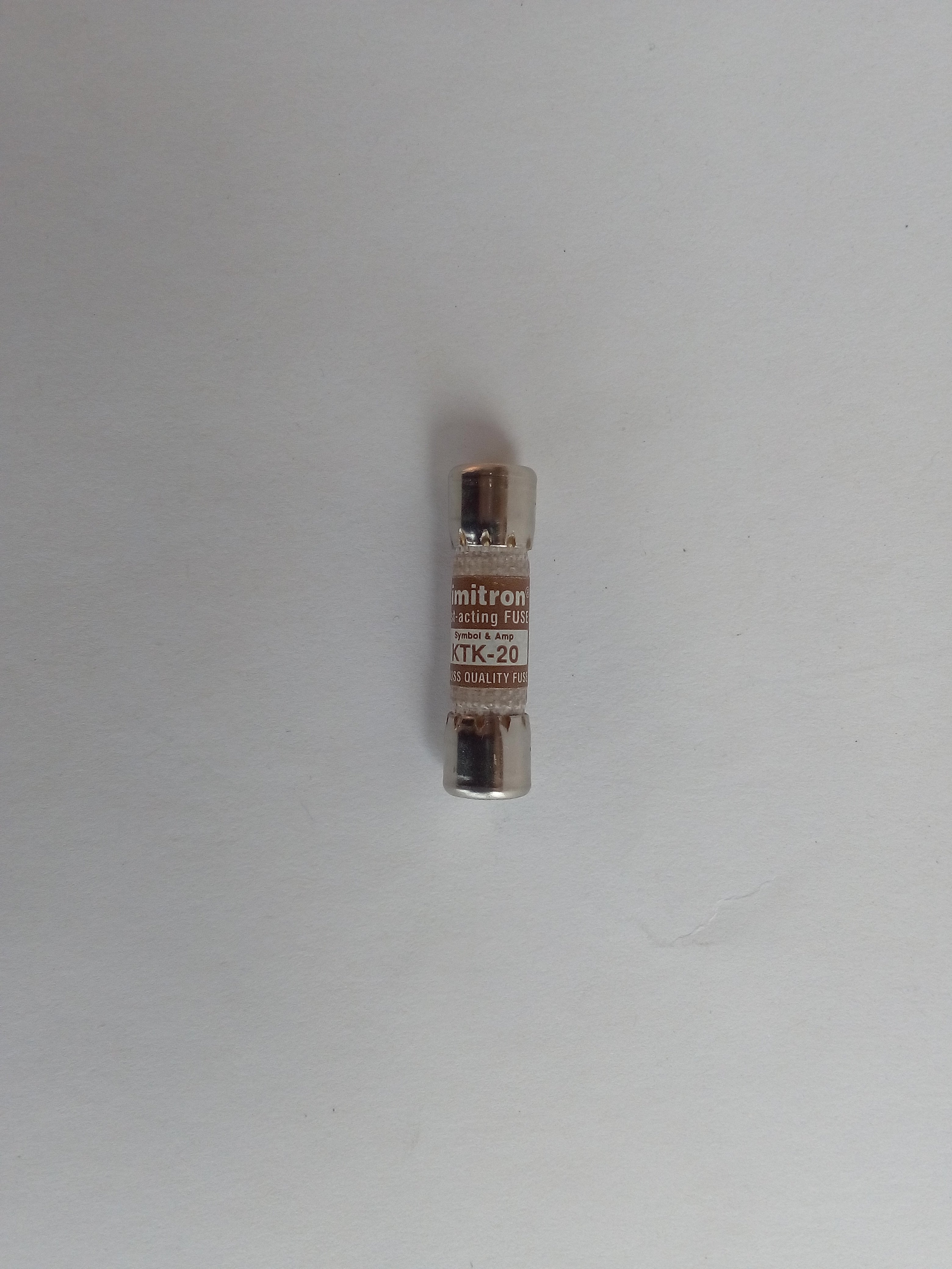 Bussmann KTK-20 LIMITRON FAST ACTING FUSE - Low Voltage - North