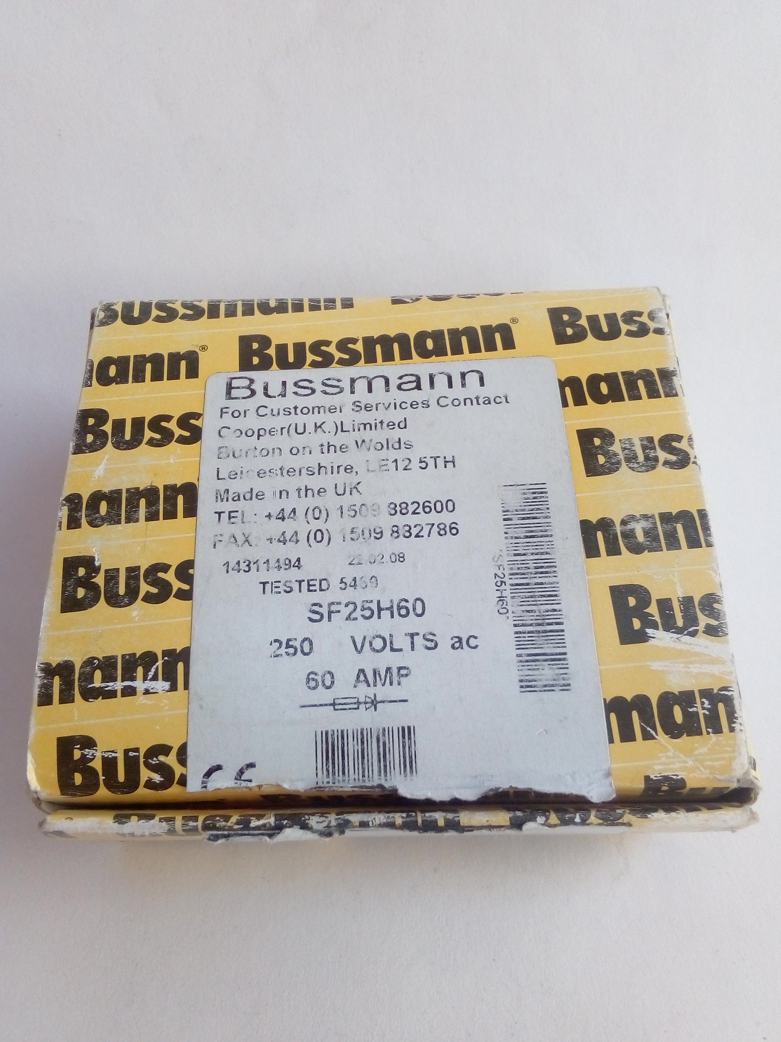 Fusible Bussmann SF25H60