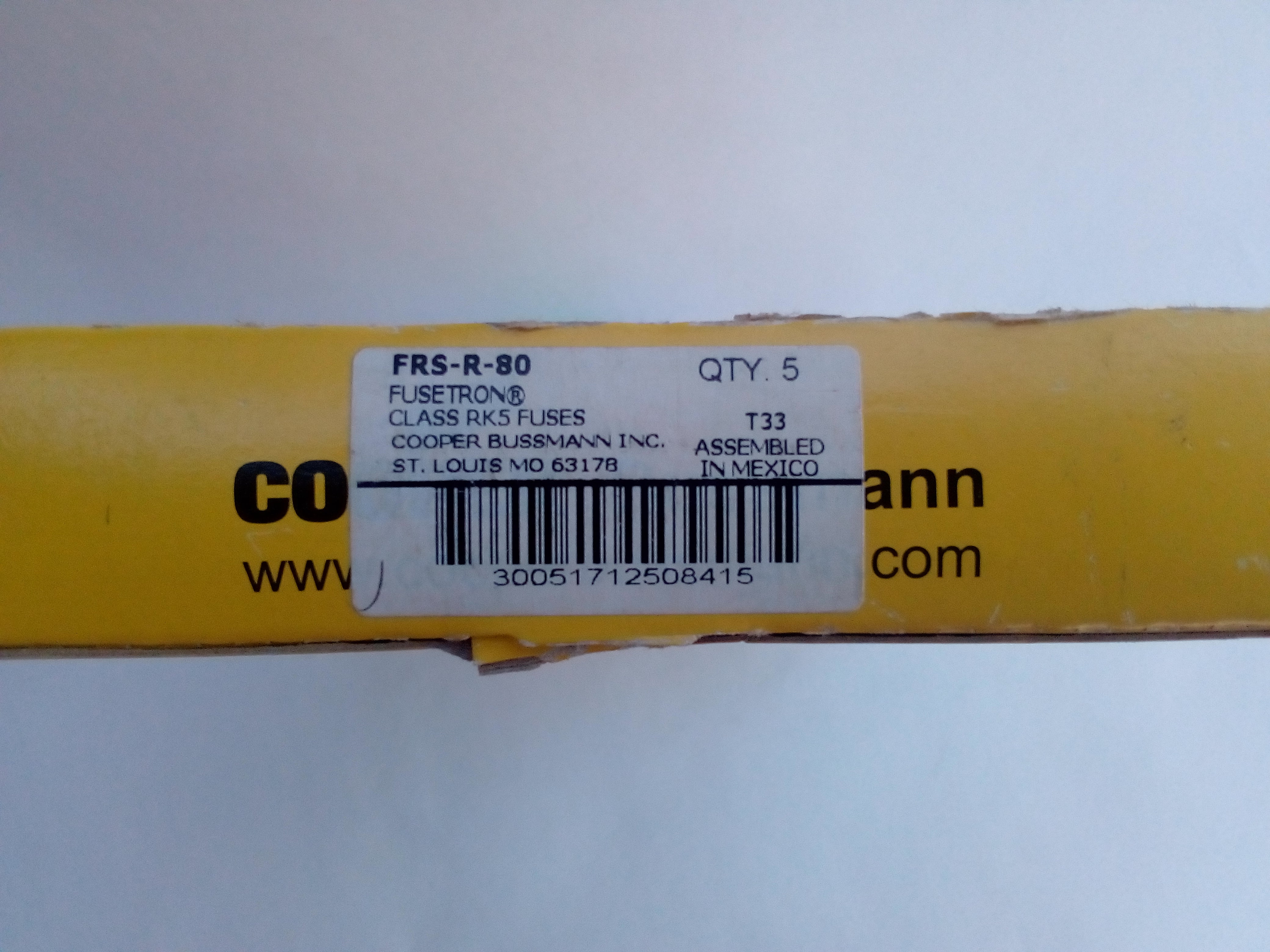 Fusible Bussmann FRS-R-80