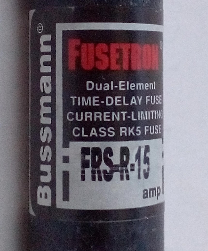 Bussmann FRS-R-15 Fusetron Fuse FRSR15 (Pack of 7) - 2