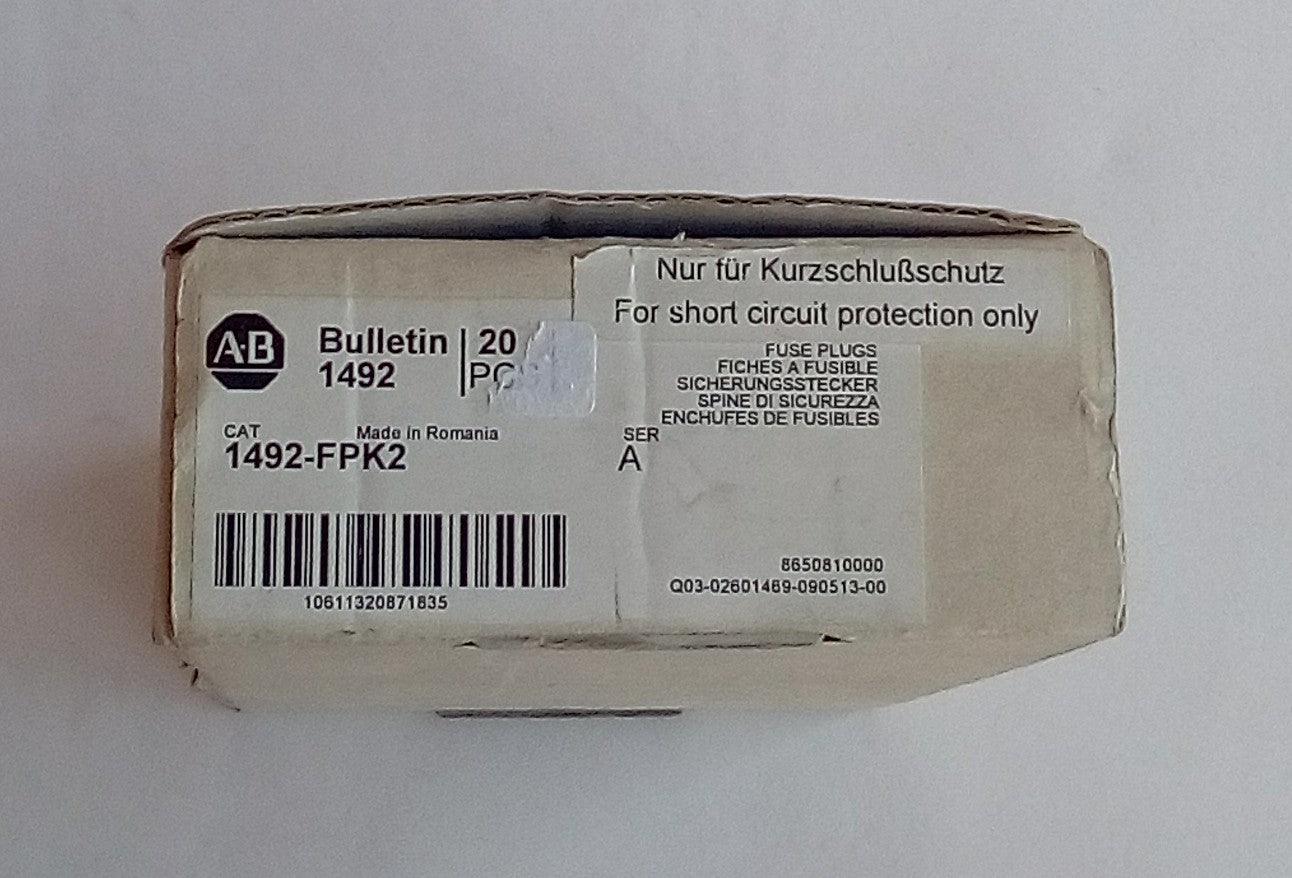 Fusible Plug Allen Bradley 1492-FPK2
