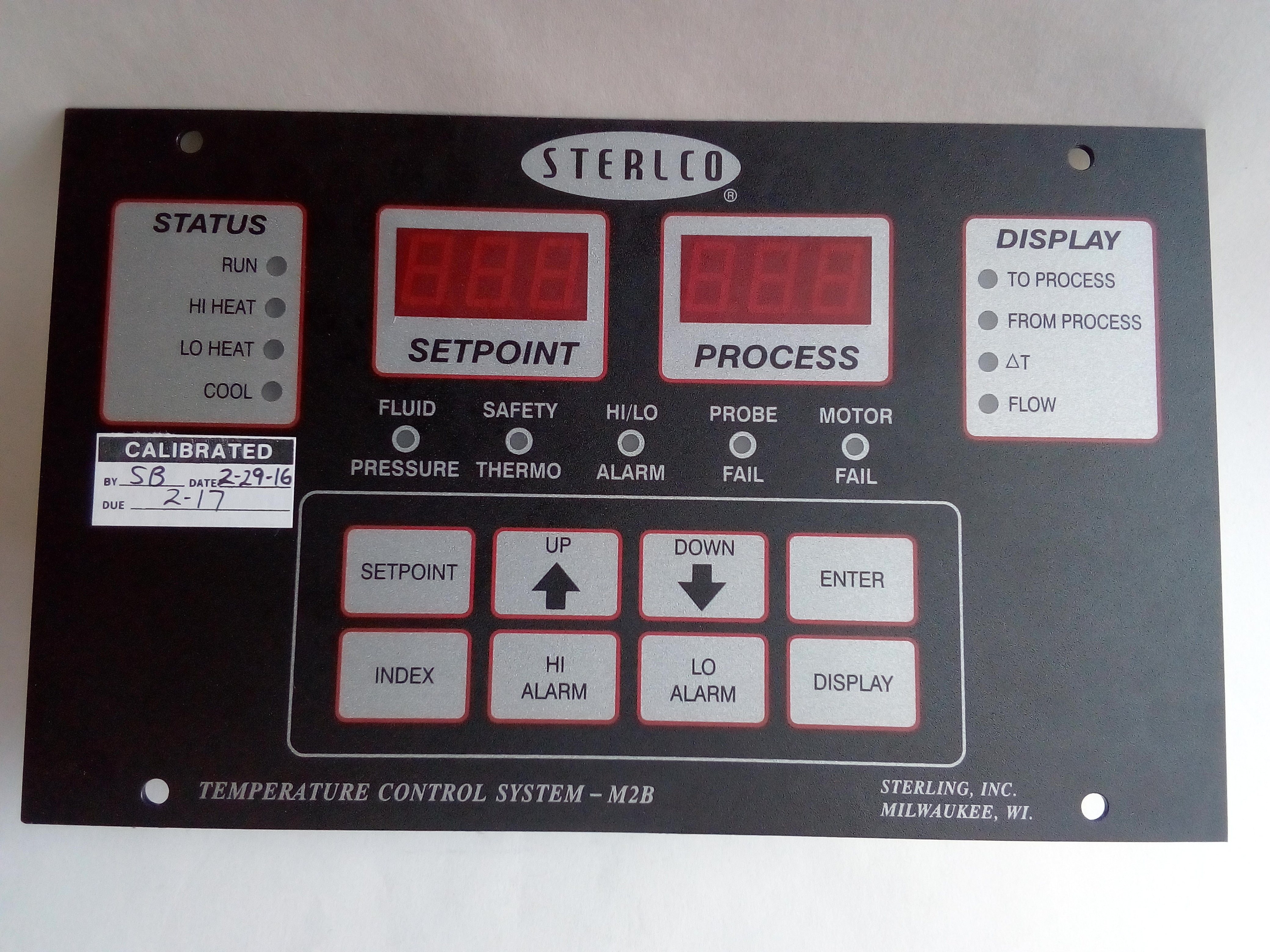 Controlador de Temperatura Sterlco M2B