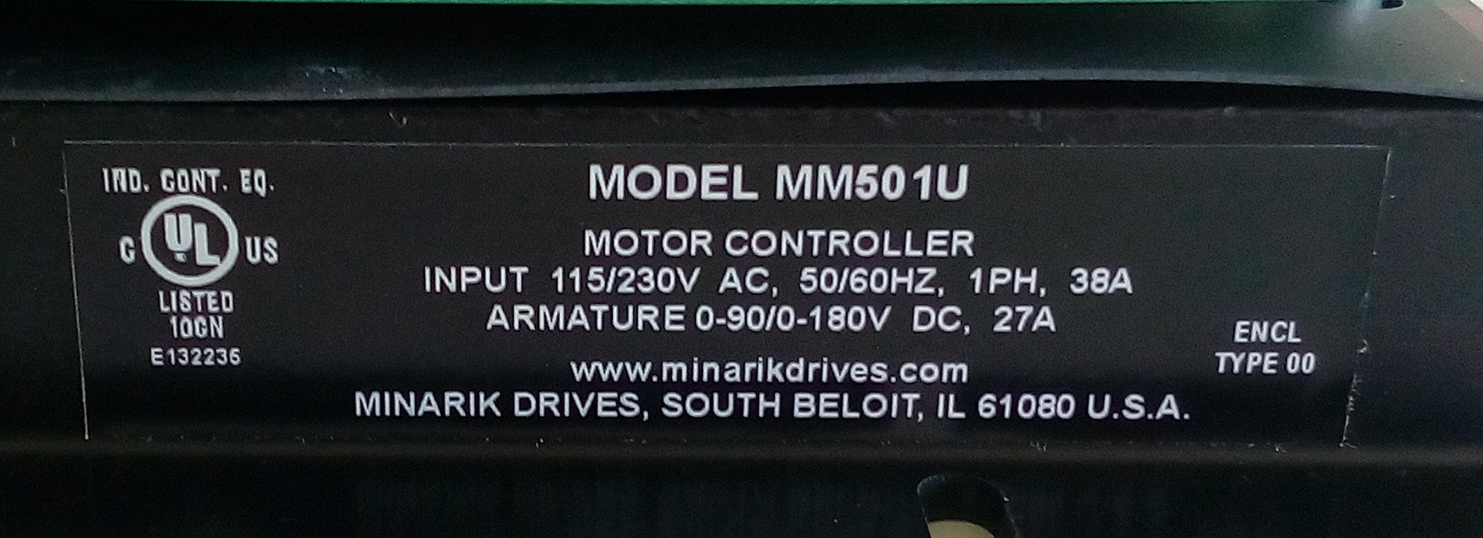 Tarjeta de Control Minarik Drives MM501U