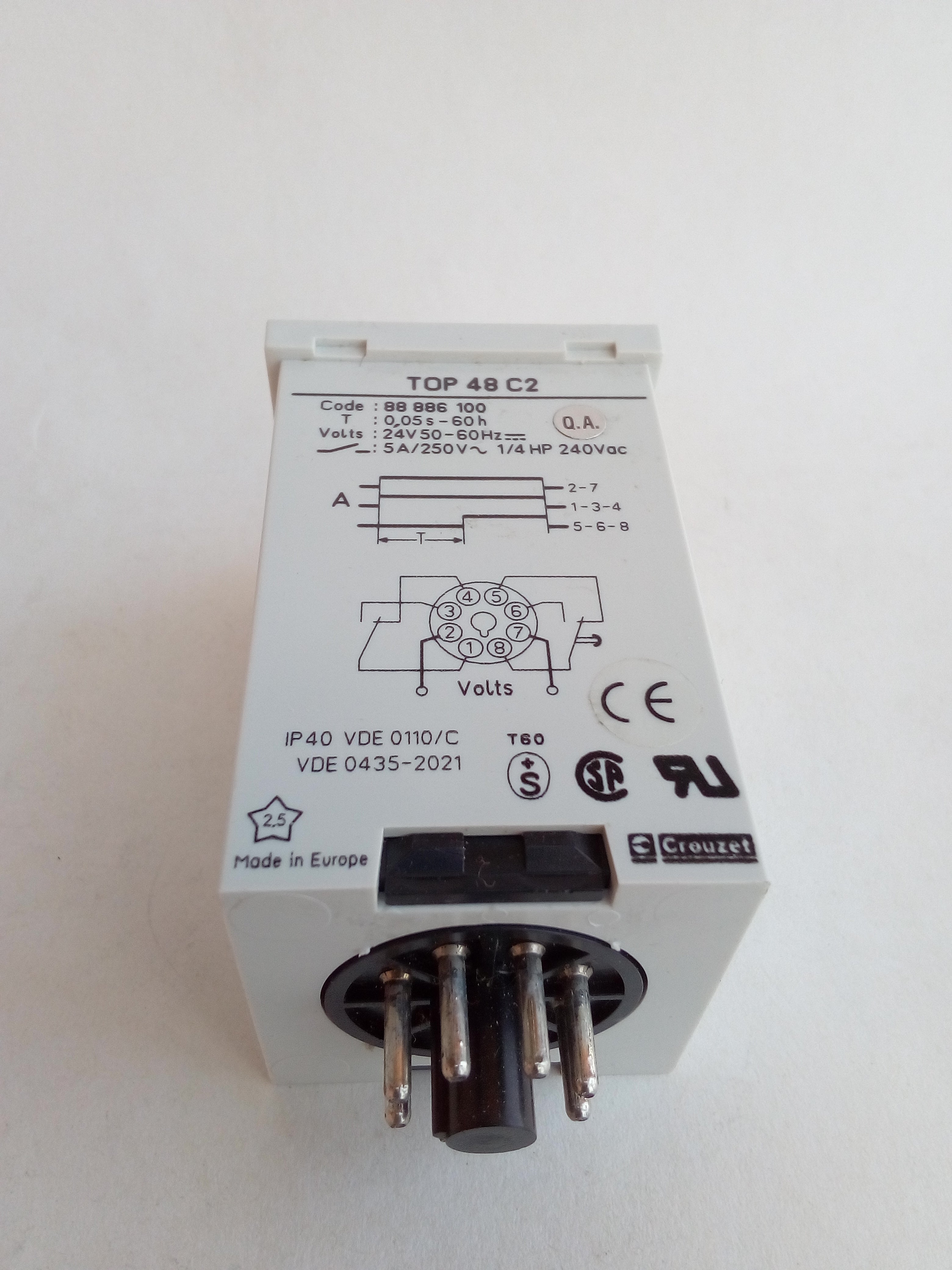 Relé Tempo Multiescala 0,1s-100h 12-240Vcc/ca RE17RMMW Schneider - Foto 13