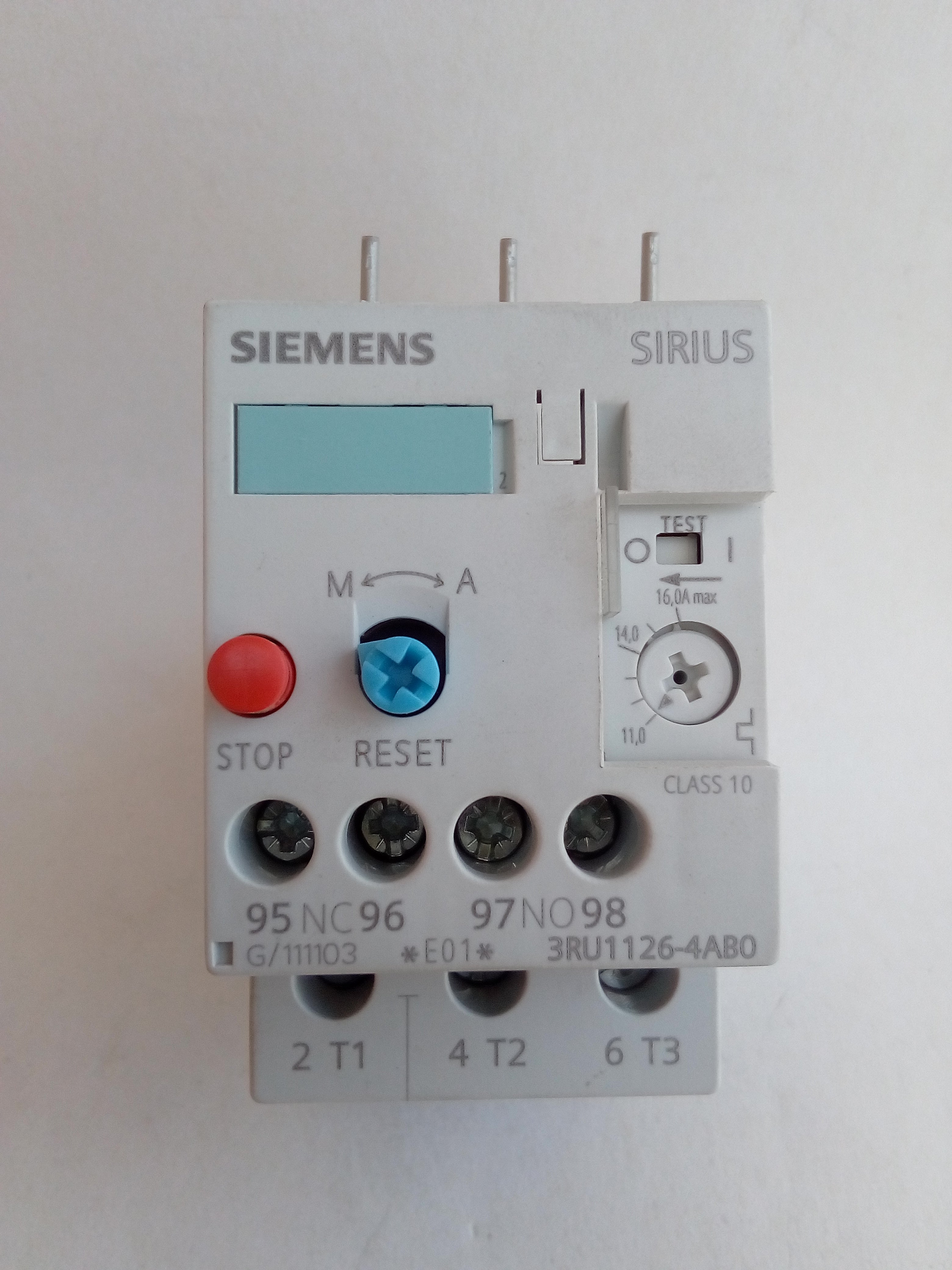 Relevador Siemens 3RU1126-4AB0