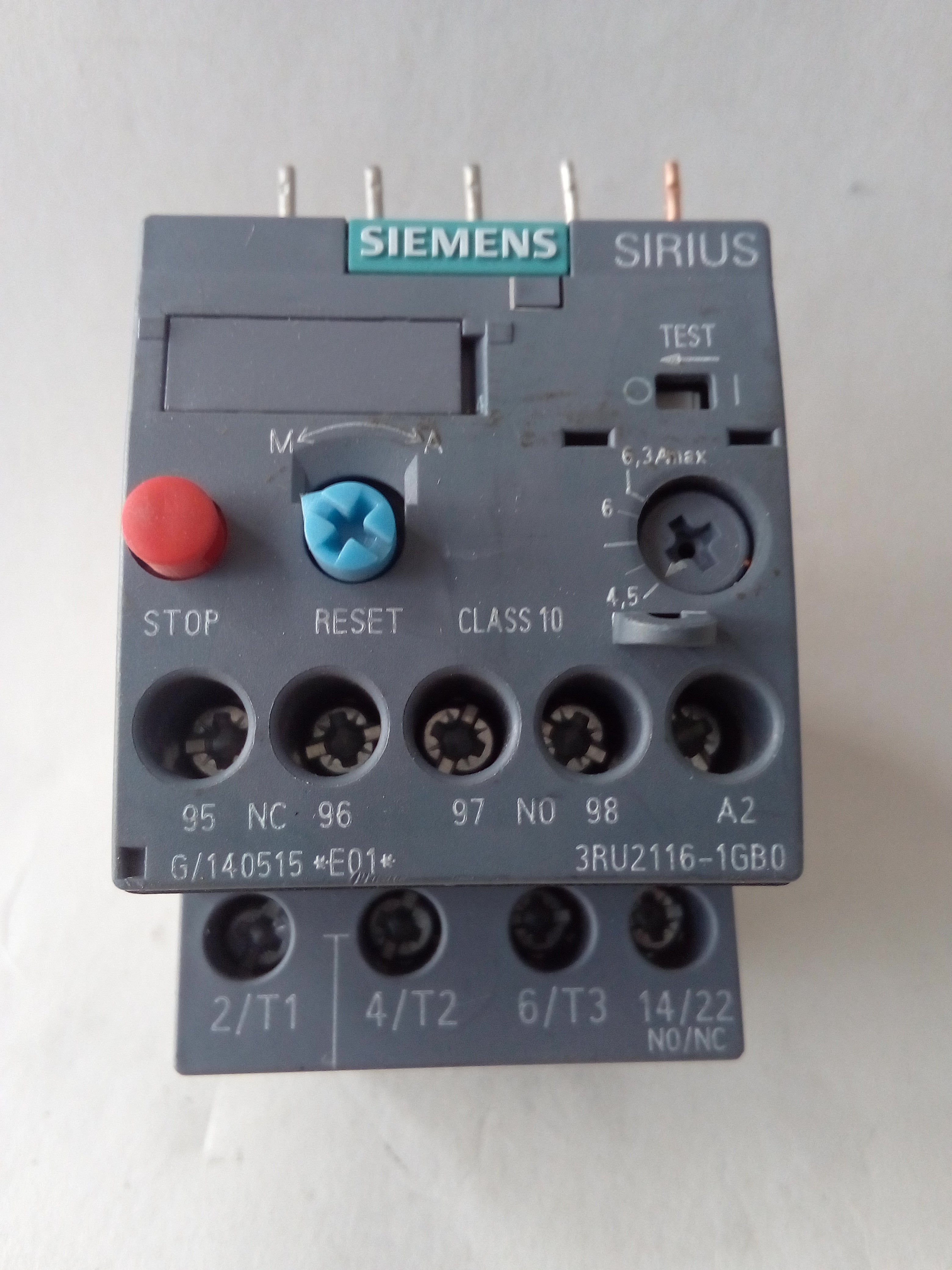 Relevador Siemens 3RU2116-1GB0