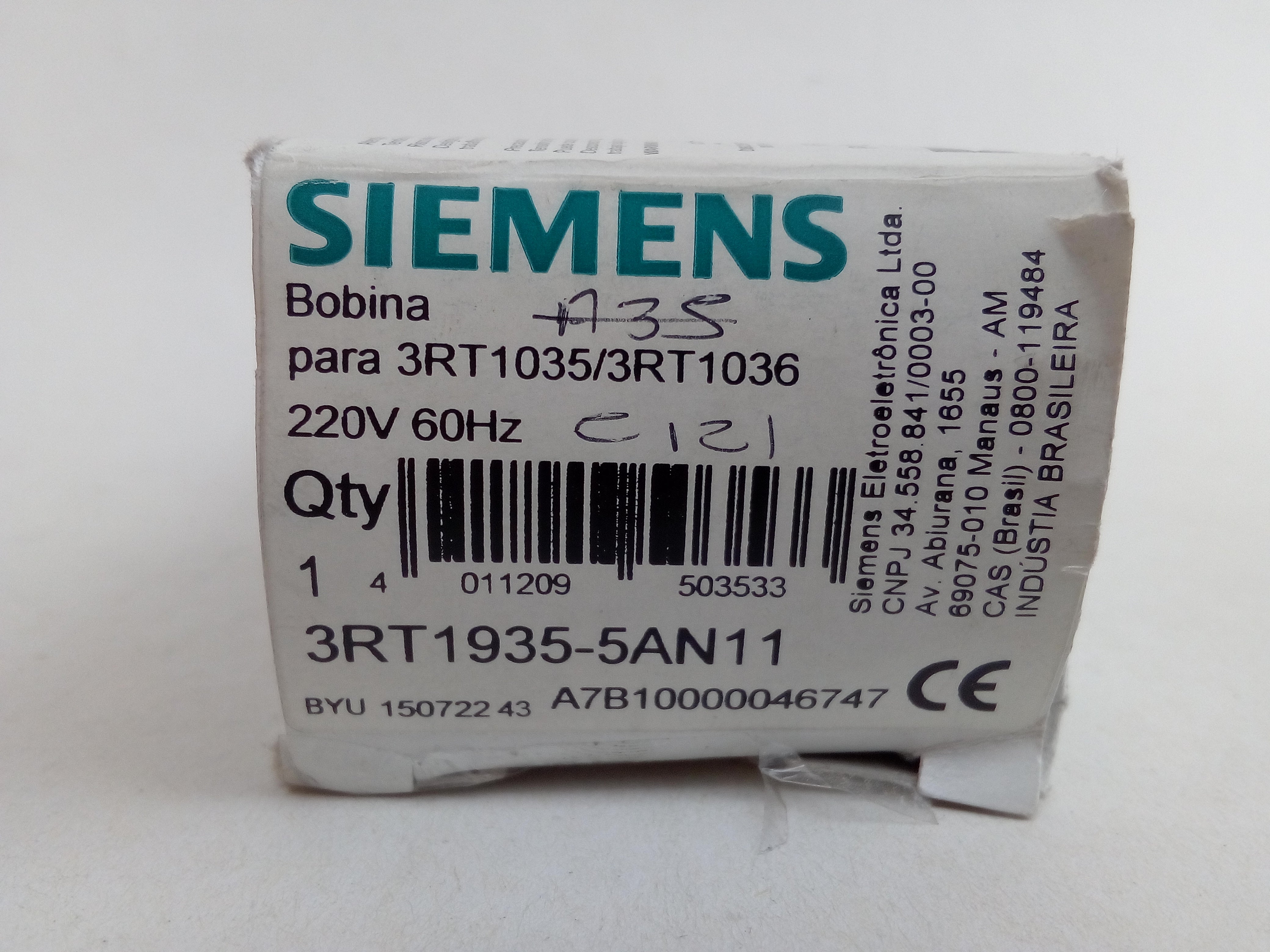Bobina Para Contactor Siemens 3rt1934-5ac11 | Meses sin interés