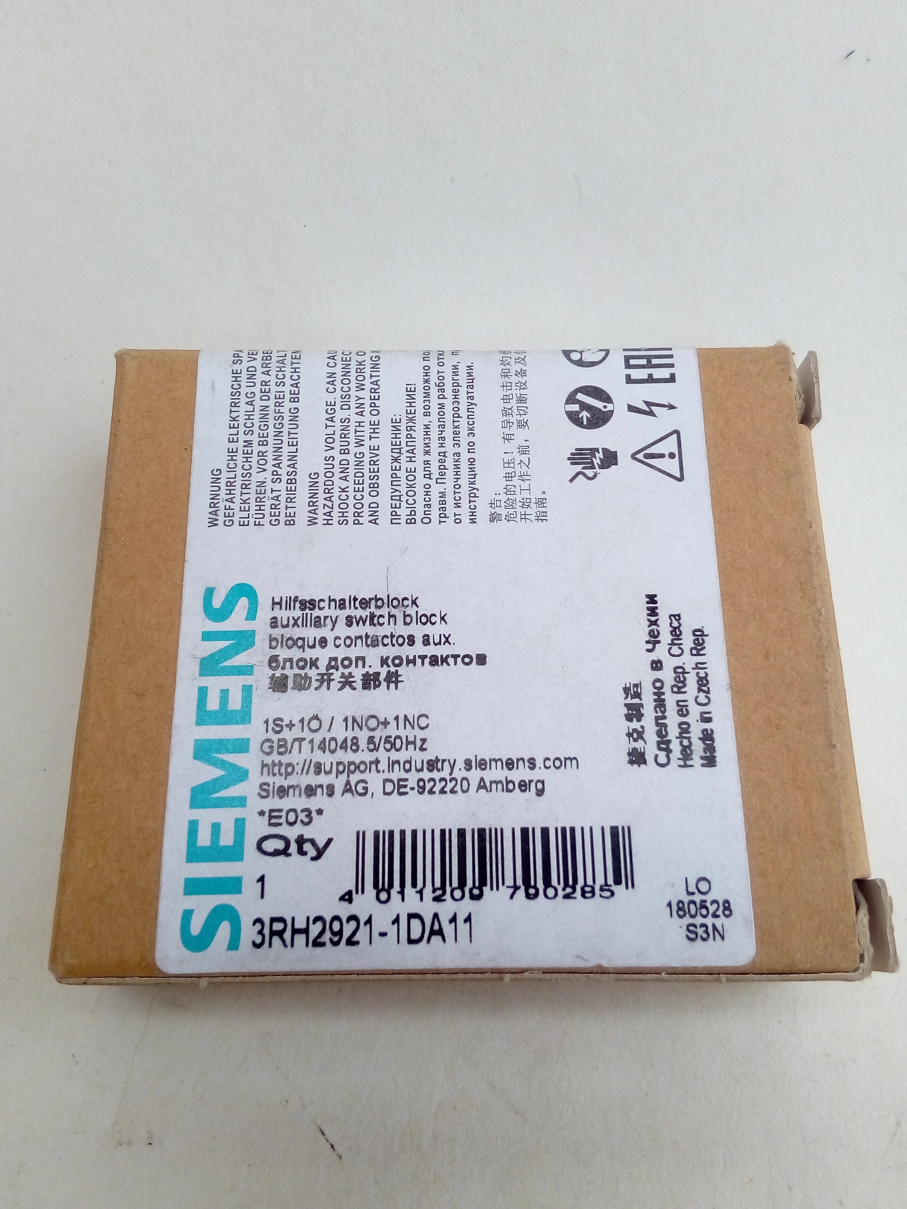 Block de Contactos Siemens 3RH2921-1DA11