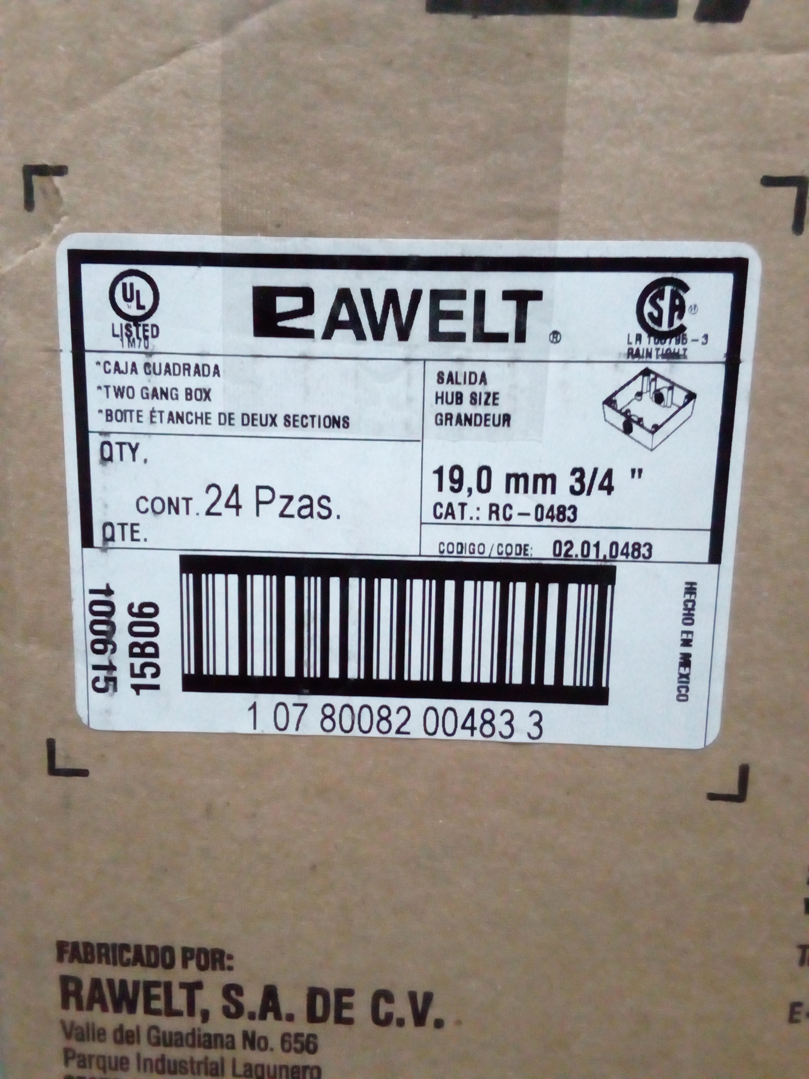 Caja Rawelt RC-0483