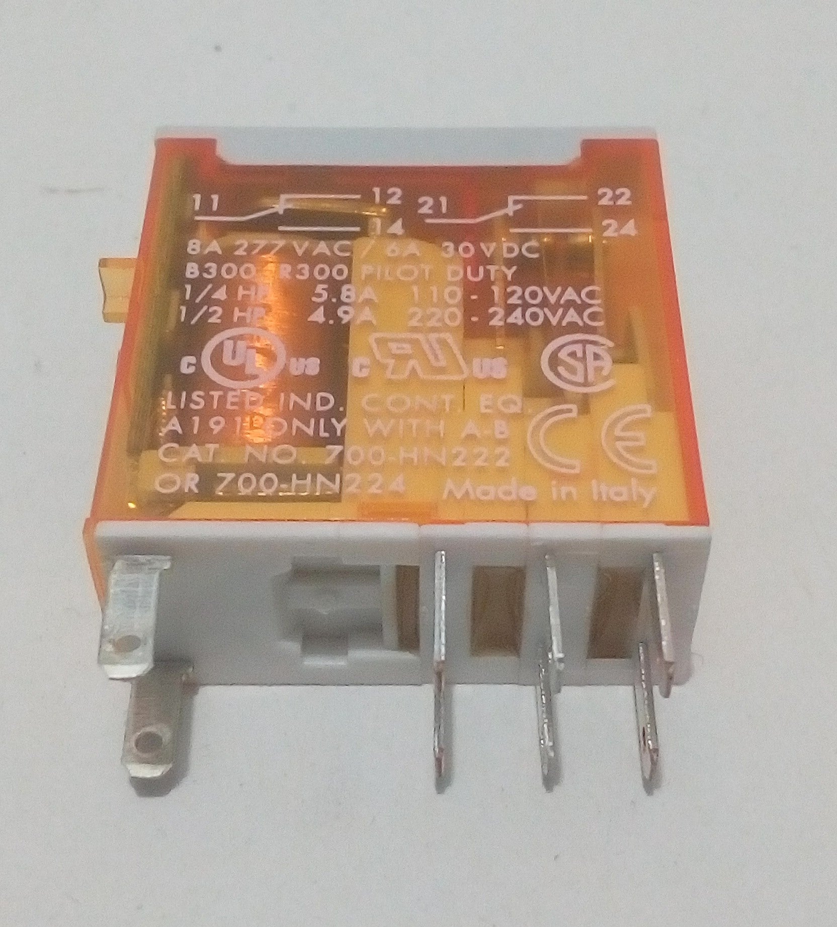 Relais D'alimentation 8 Broches CAT 700-HK32A1 120VAC - Pièce Neuve Pour Automatisme Industriel