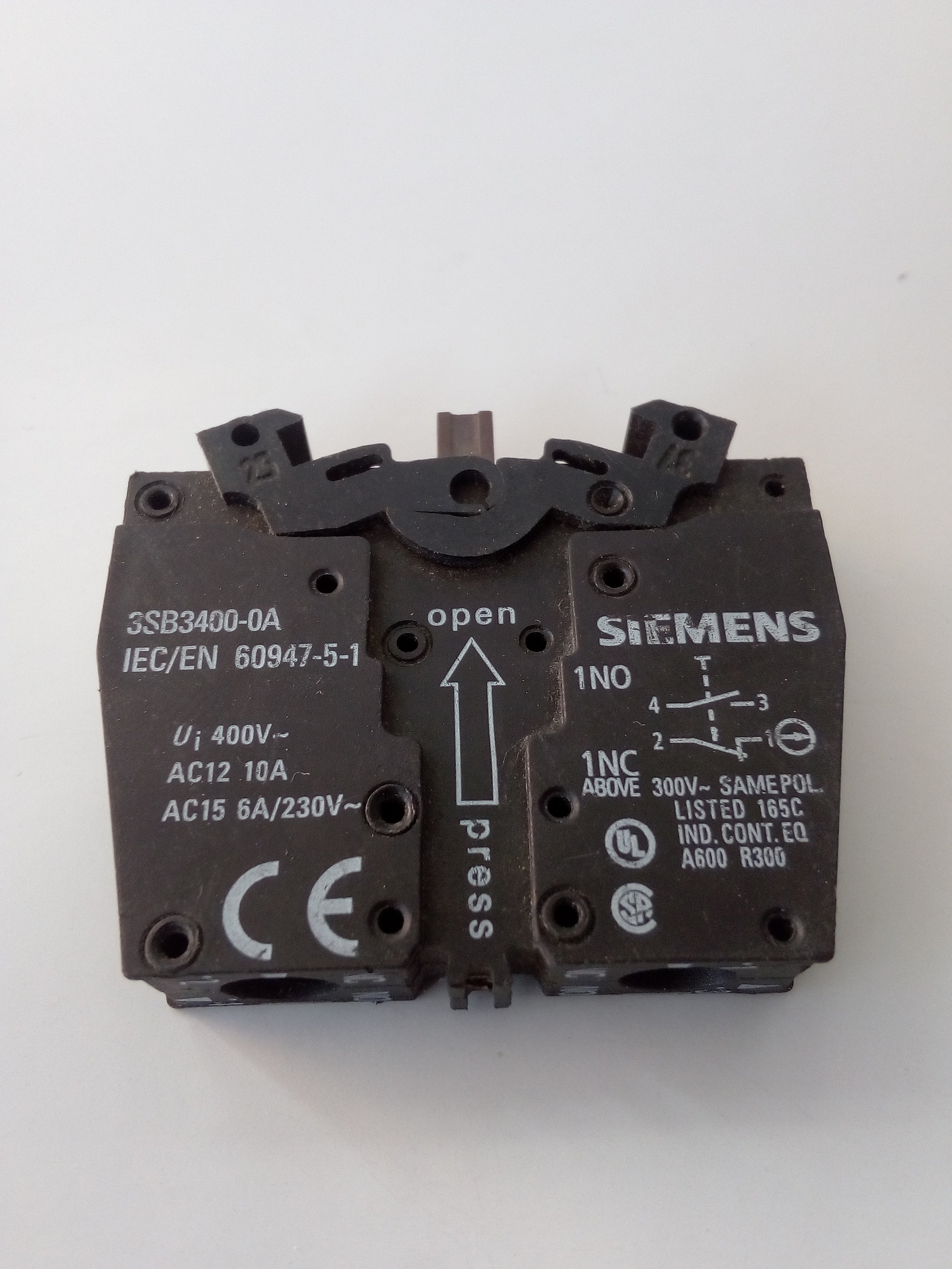 Bloque de Contactos Siemens 3SB3400-0A