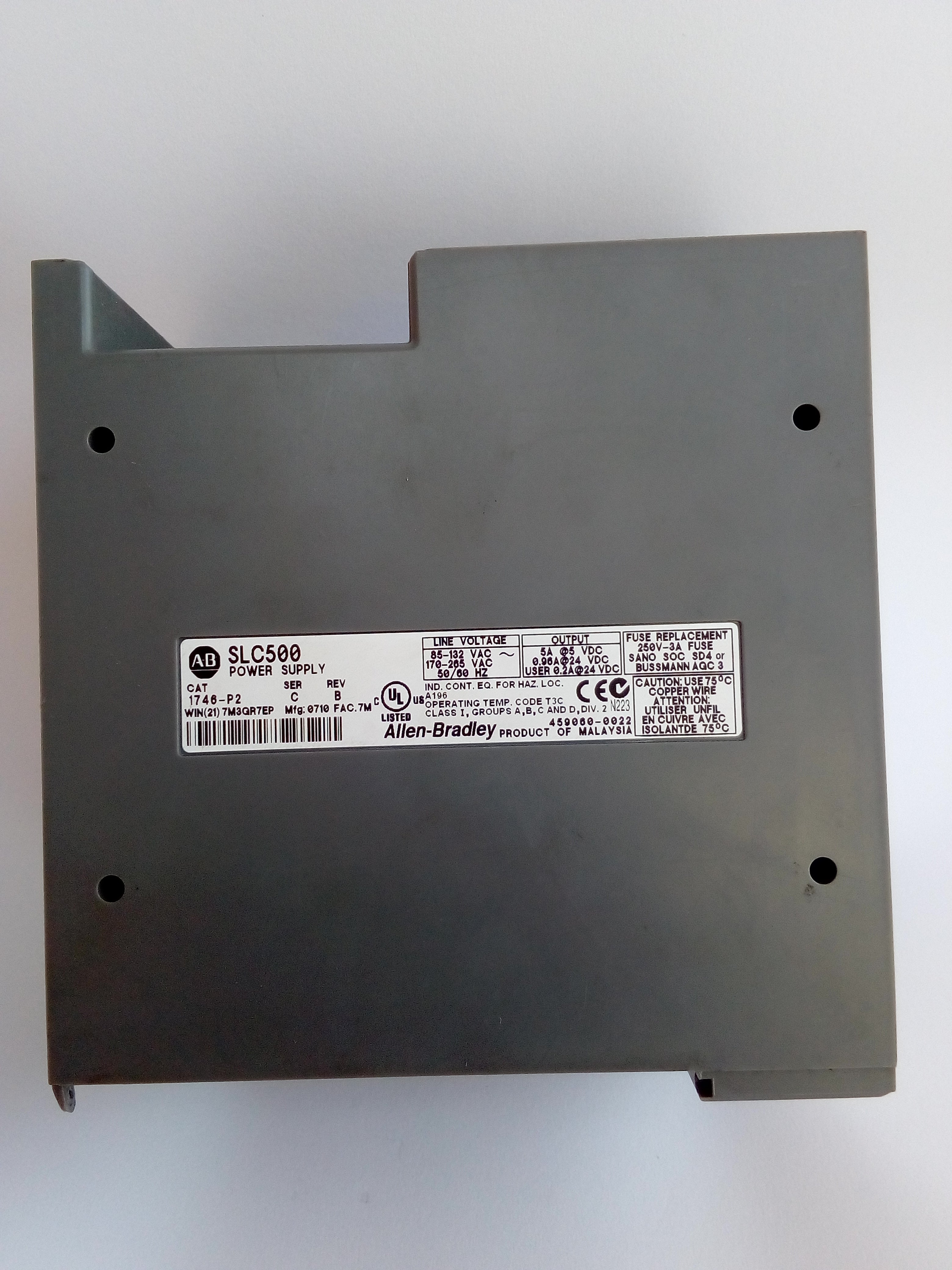 Fuente Allen Bradley 1746-P2