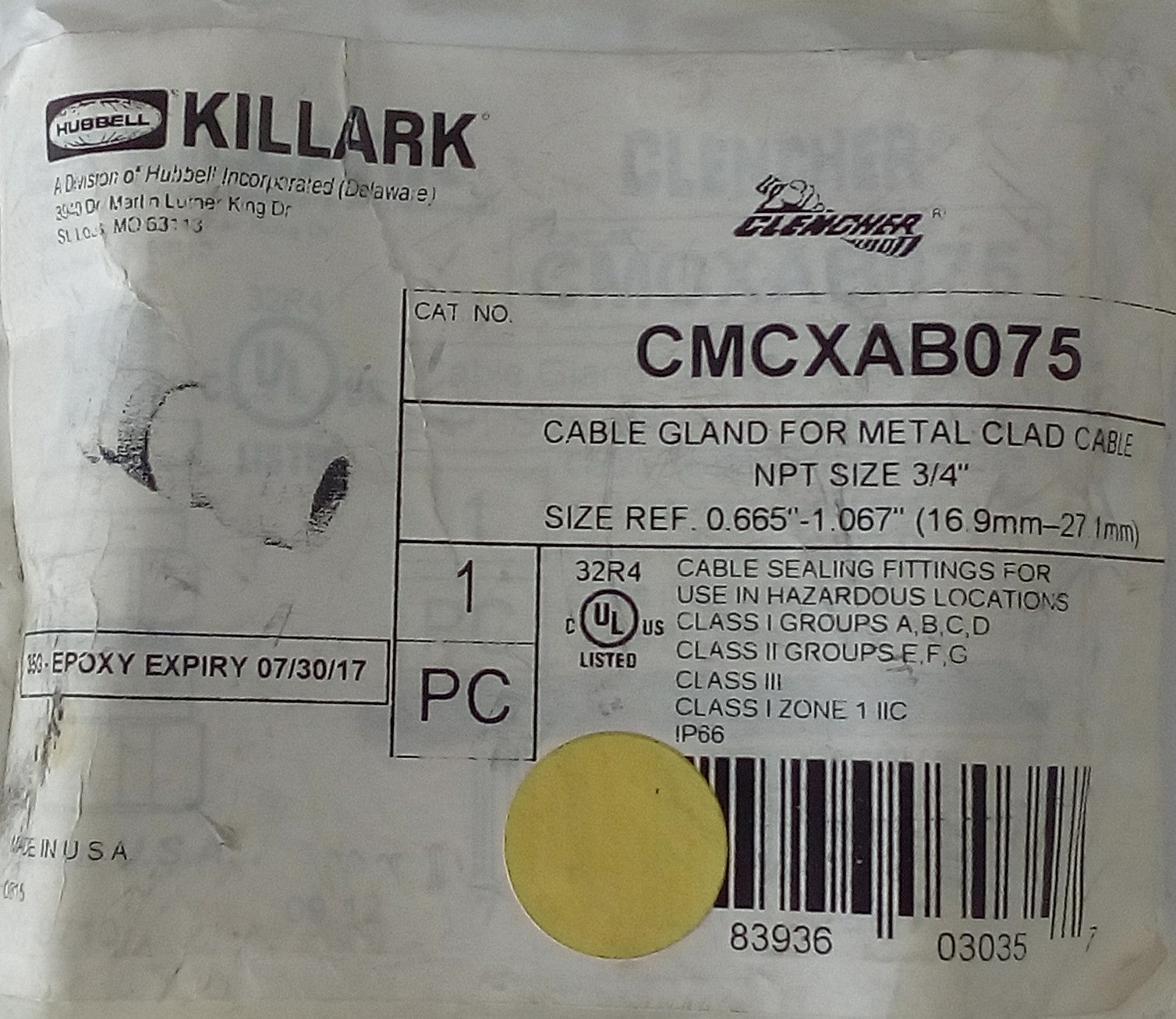 Conector APE Killark CMCXAB075