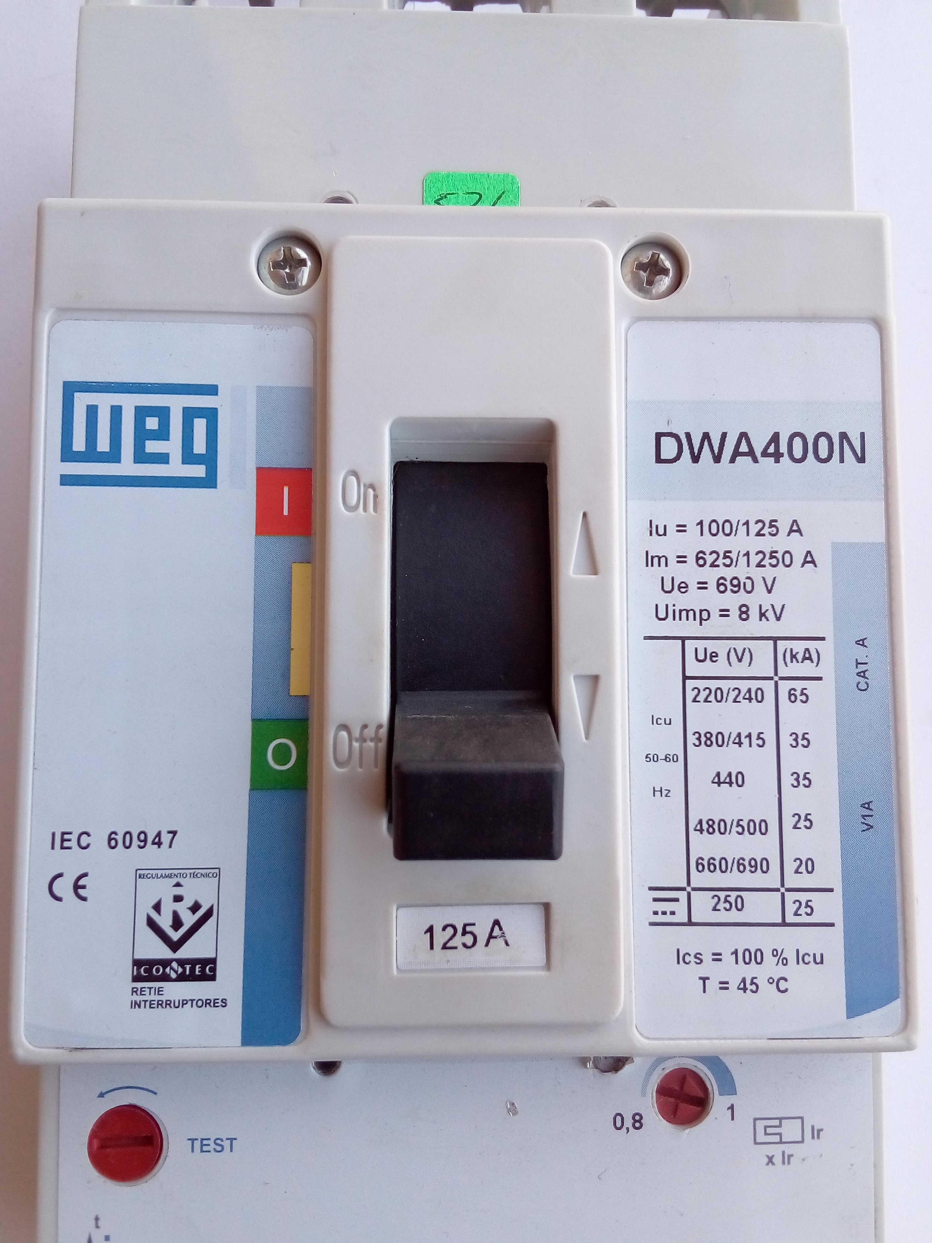 Interruptor WEG DWA400N