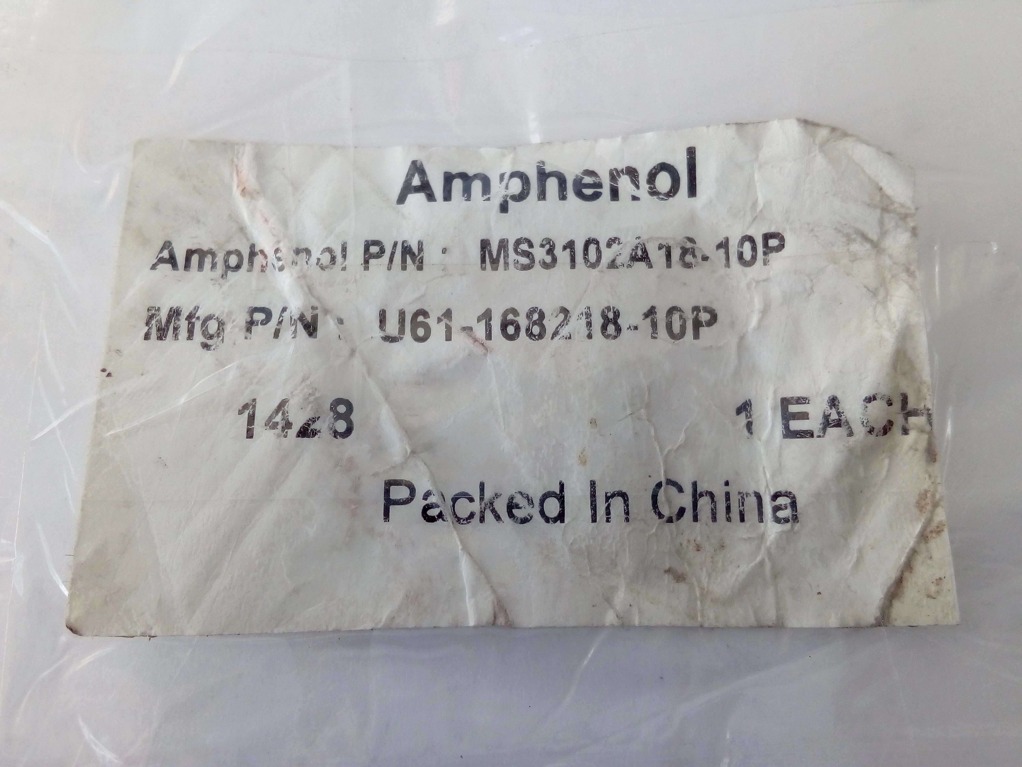 Conector Circular Amphenol Industrial MS3102A18-10P
