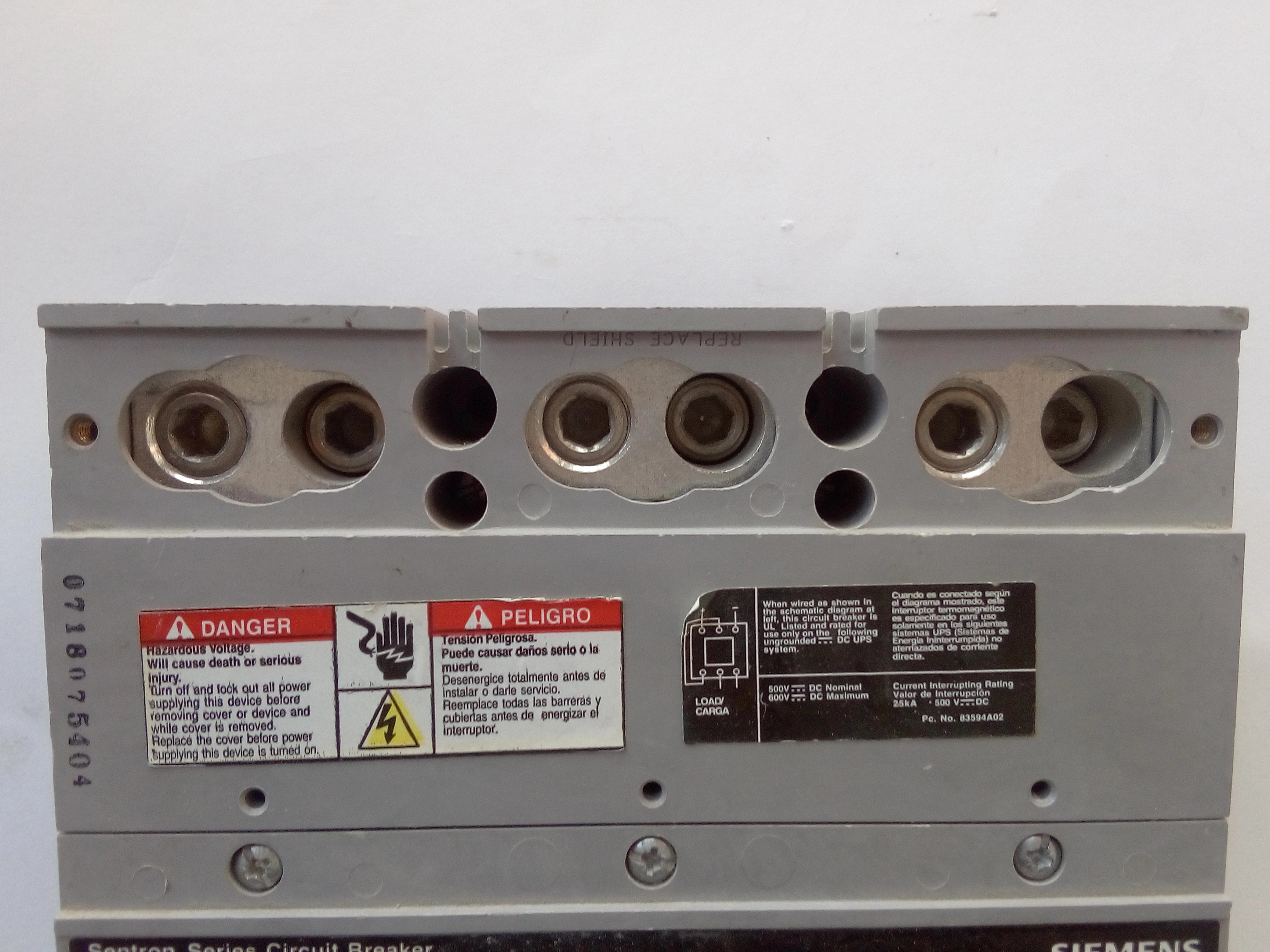 Interruptor Siemens LXD63B600