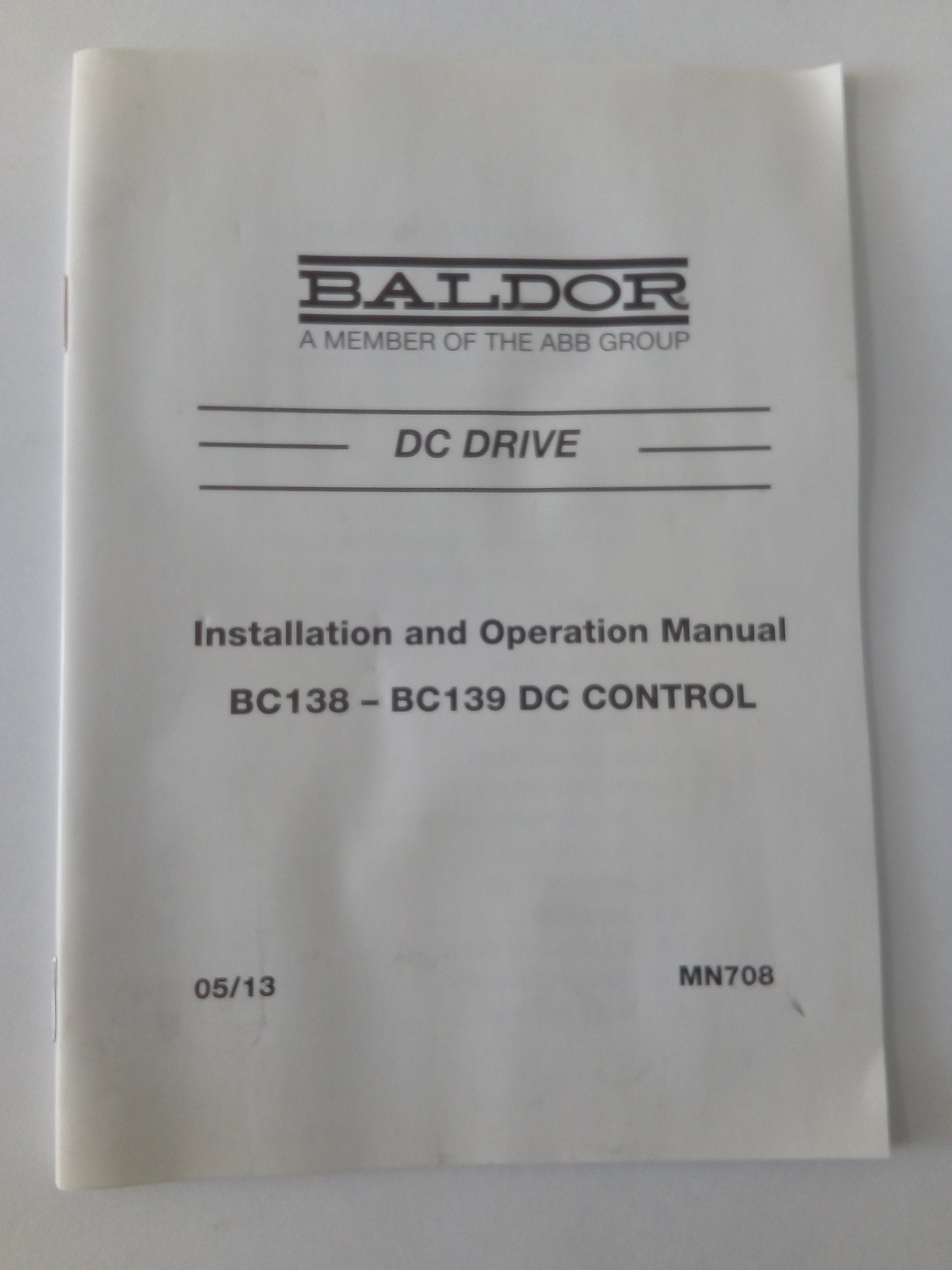 Drive / Control Baldor BC138