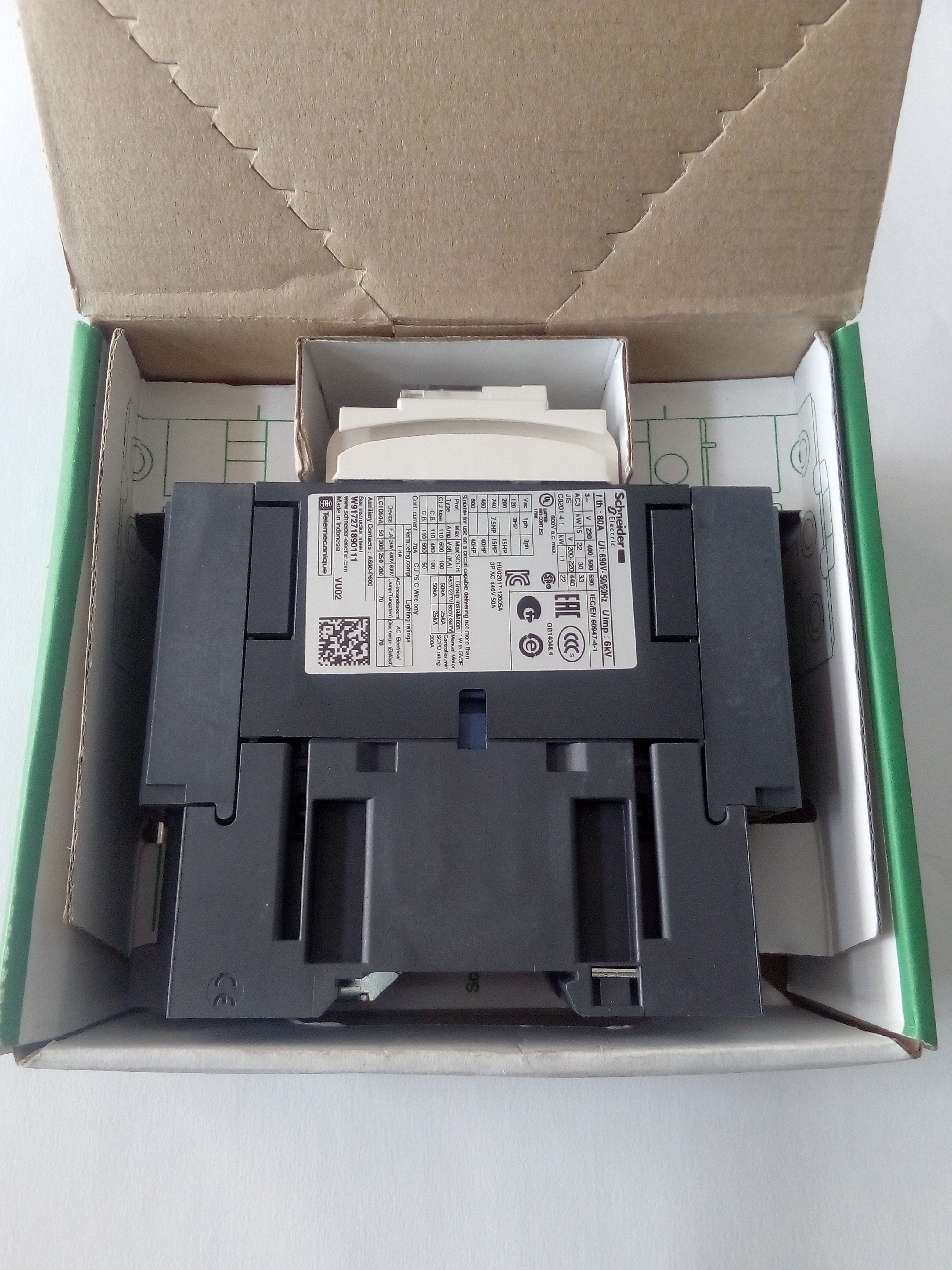 Contactor Schneider LC1D50AB7