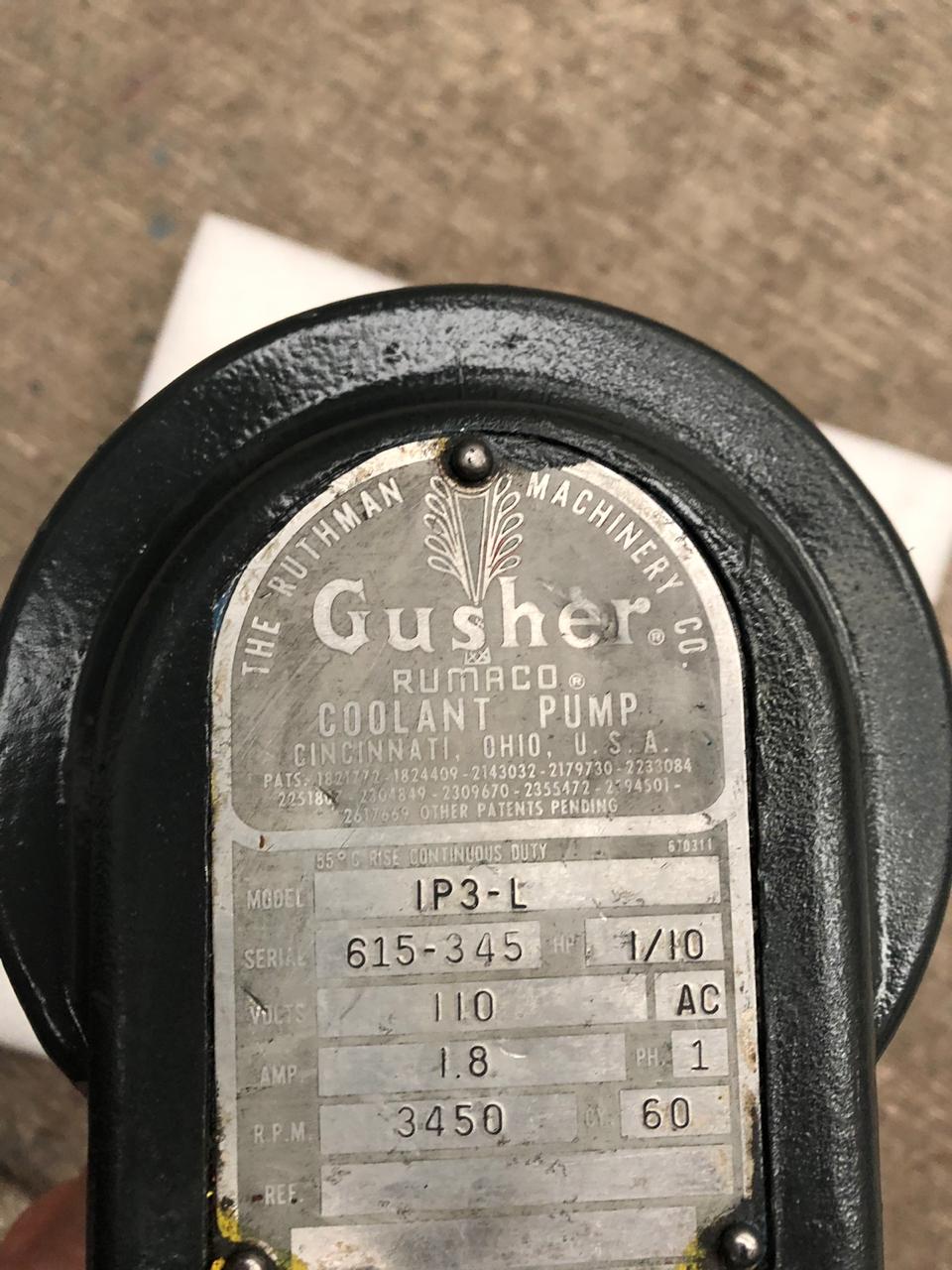 Bomba Solublera de Corriente Alterna 1/10 HP Gusher IP3-L