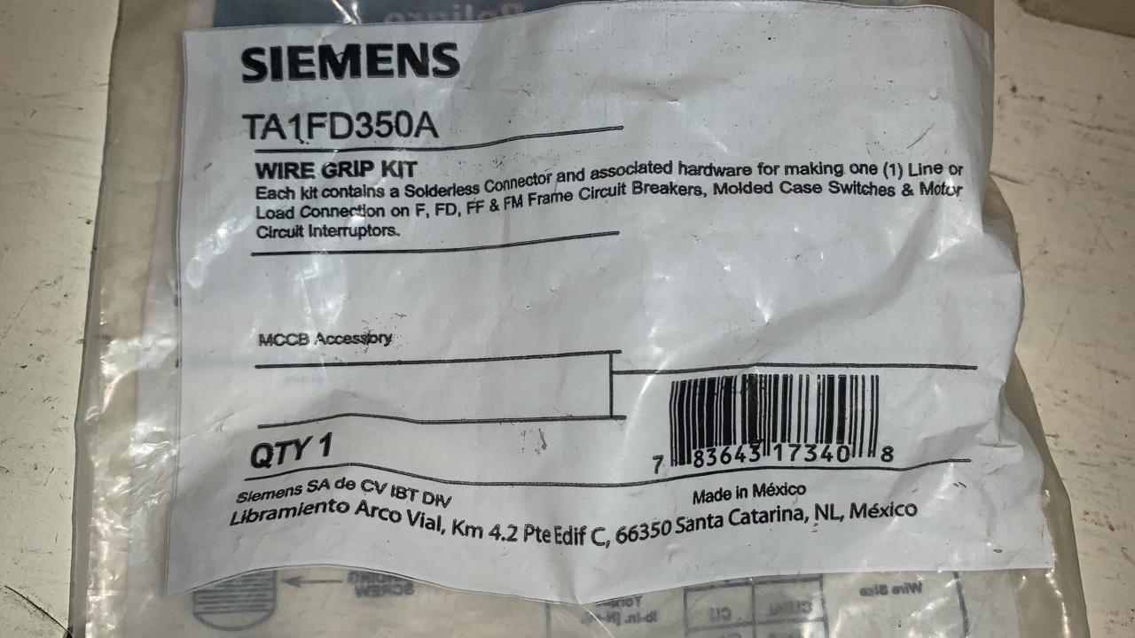 Zapata y Opresor Siemens TA1FD350A
