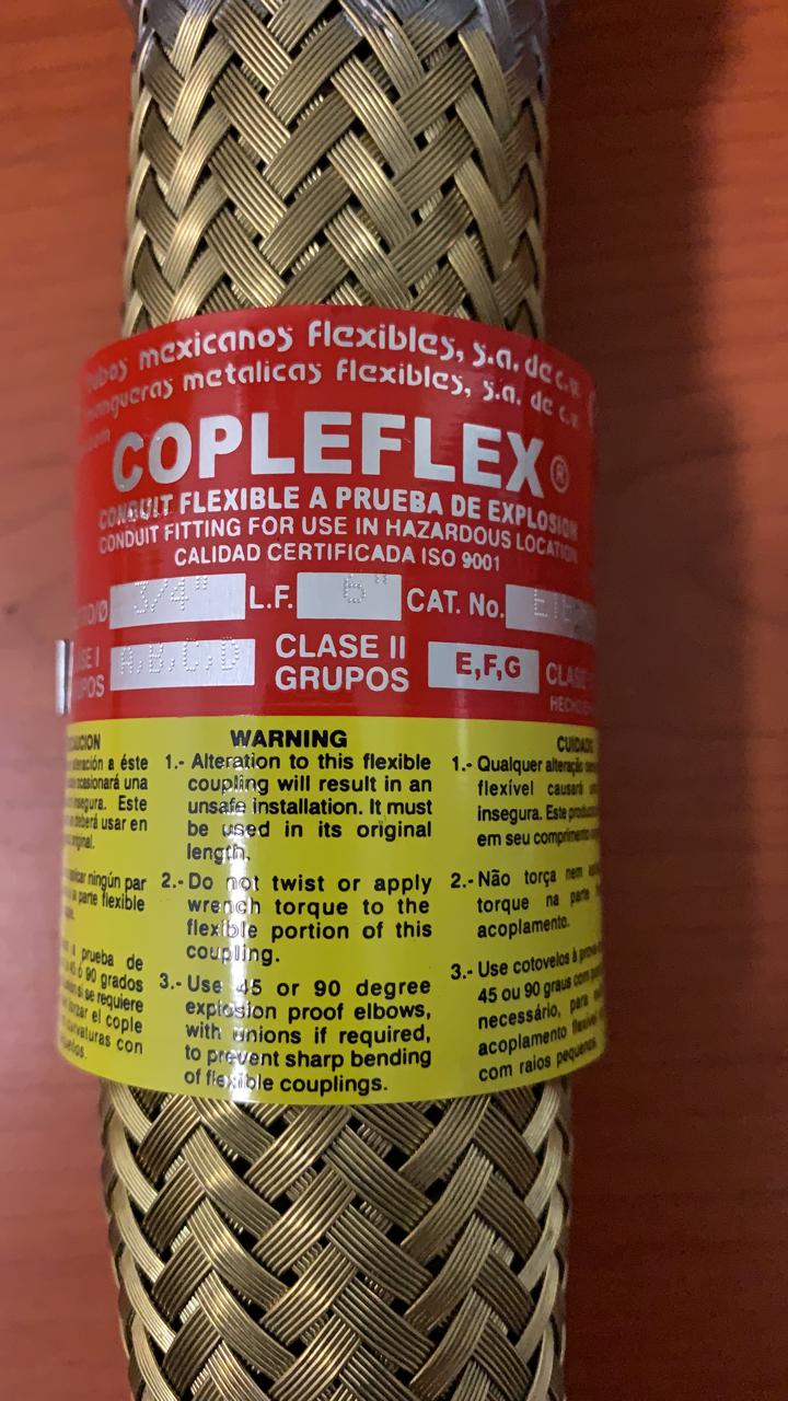 Cople Flexible APE Tubos Mexicanos Flexibles 3/4"