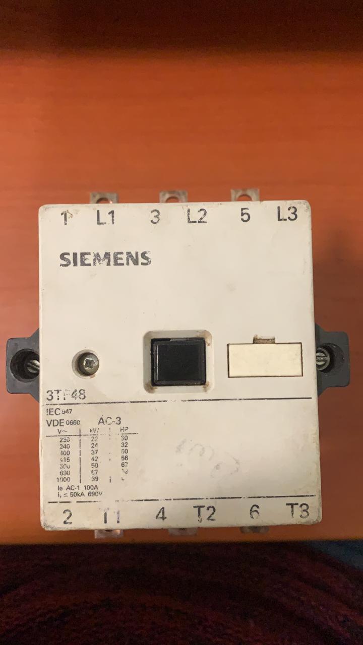 Contactor Bobina Siemens 3TF4822-0A