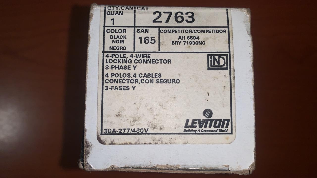 Contacto Trifásico Leviton 2763